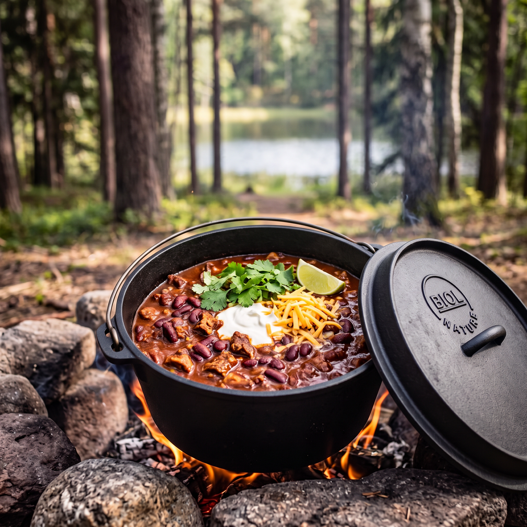 Chili con Carne im Dutch Oven – Outdoor-Kochen am Lagerfeuer