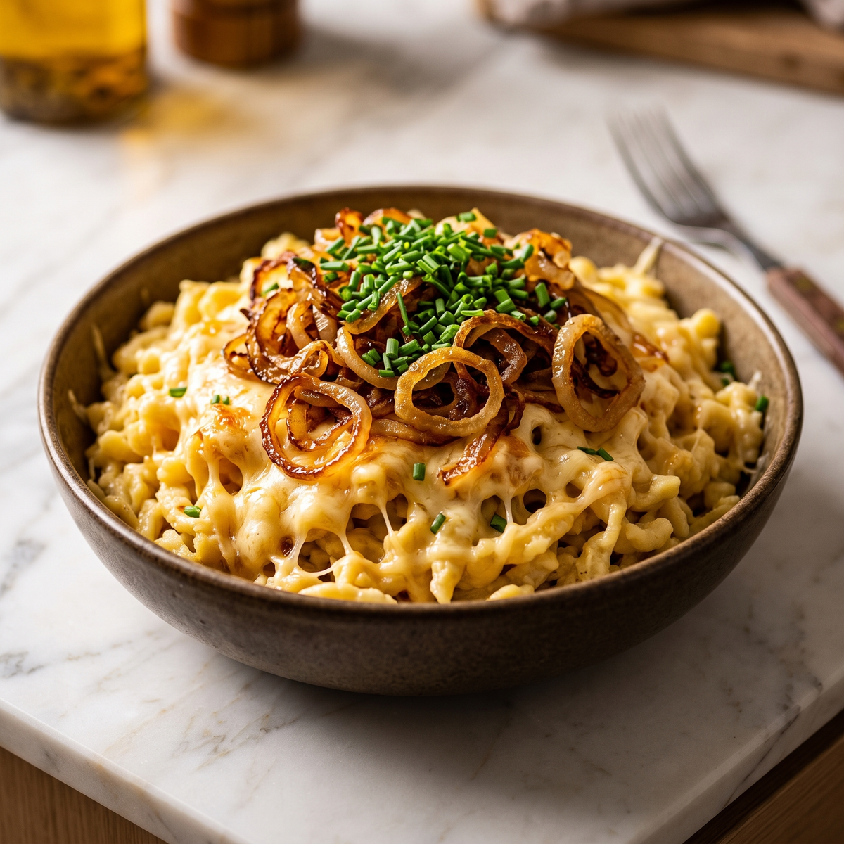 Kässpätzle aus der Edelstahlpfanne – BIOL Rezept