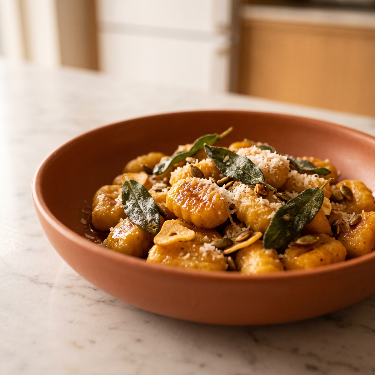 Kürbis-Gnocchi in Salbeibutter – BIOL Rezept