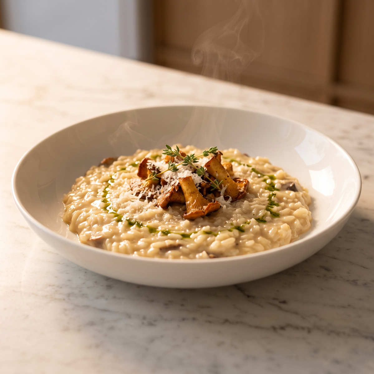 Cremiges Champignon-Risotto im Edelstahl-Sautoir – BIOL Rezept