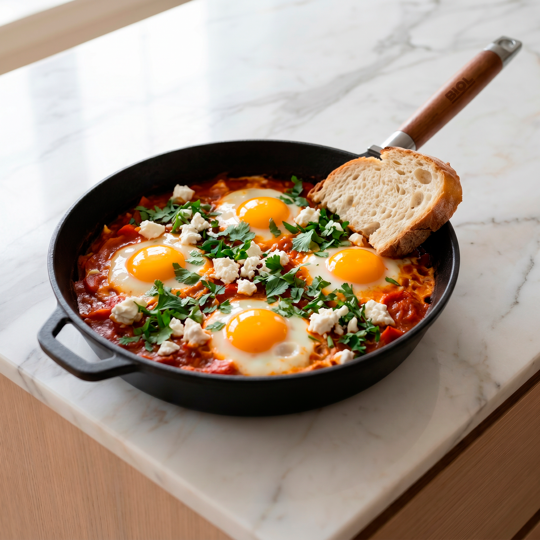 Shakshuka – Eier in würziger Tomatensauce
