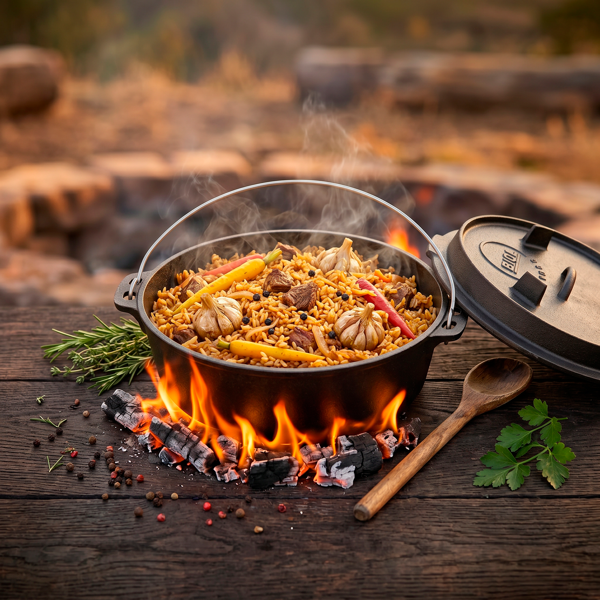 Dutch Oven & Gusseisenkessel von BIOL – für Grill, Camping und Induktion